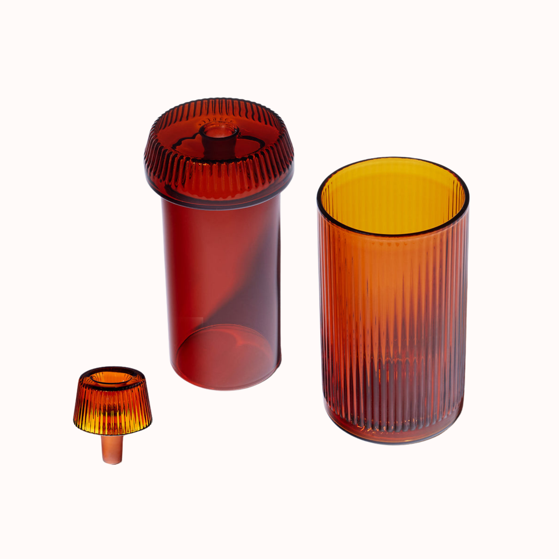 NWTN Deco Gravity Bong in Baltic Amber Colourway