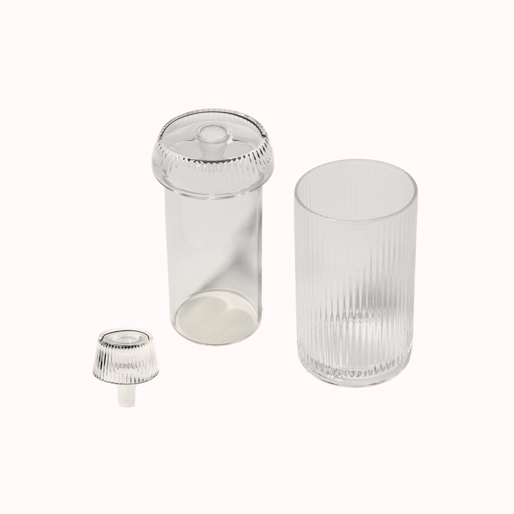 NWTN Deco Gravity Bong in Clear Colourway