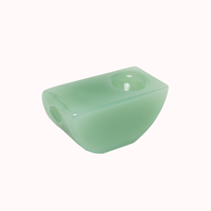 YewYew Half Moon Pipe in Mint Colourway