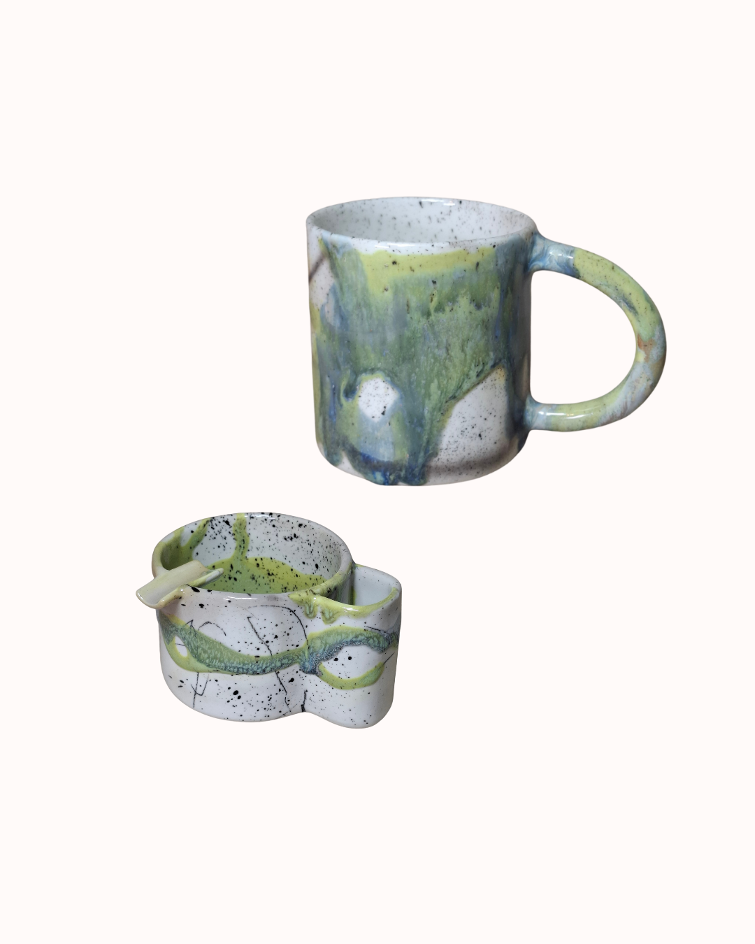 Fragile Stuff green glaze set