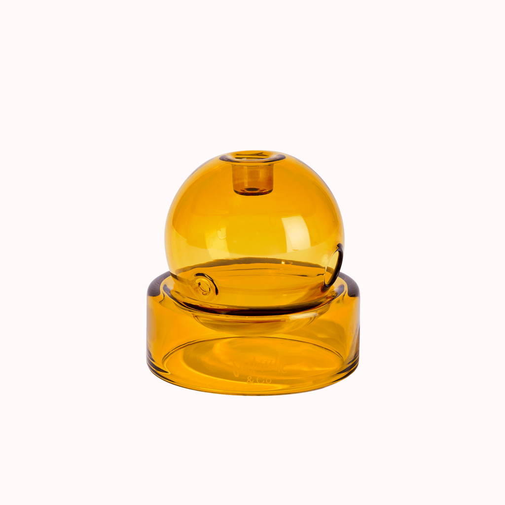 Sackville&co Crystal Ball Pipe Yellow Colourway